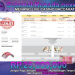 BUKTI JACKPOT LIVE CASINO BACCARAT 2 TERPERCAYA DI INDONESIA TGL 17-08-2024