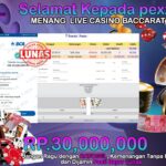 BUKTI JACKPOT LIVE CASINO BACCARAT A TERPERCAYA DI INDONESIA TGL 27-08-2024