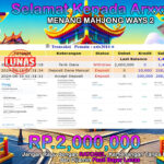 BUKTI JACKPOT SLOT MAHJONG WAYS 2 TERPERCAYA DI INDONESIA TGL 16-08-2024