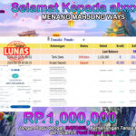 BUKTI JACKPOT SLOT MAHJONG WAYS TERPERCAYA DI INDONESIA TGL 10-09-2024